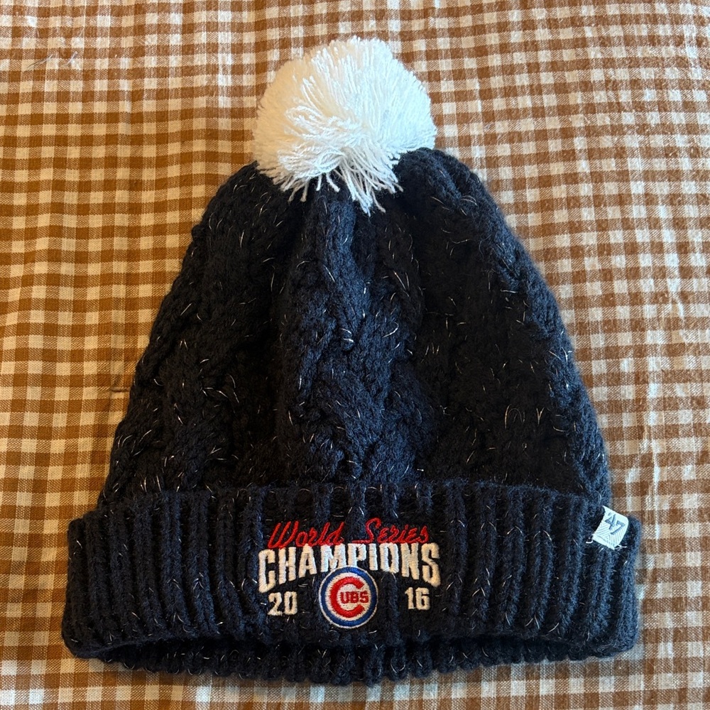 Chicago Cubs World Series Winter Hat